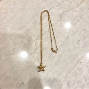 J.Crew starfish necklace